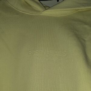 Essentials Soft Lemon Hoodie